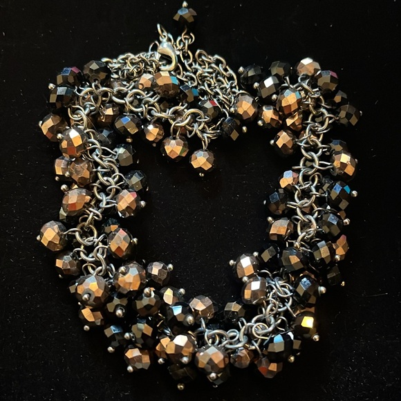 Brown and Black Beaded Necklace - Picture 10 of 16